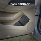 Leader Accessories Grey Waterproof Towel Auto Car Seat Cover Protector Machine Washable - Fit Yoga Running Crossfit Athletes Beach Swimming Outdoor Sports