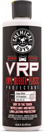 Chemical Guys VRP Vinyl, Rubber, and Plastic Dressing - Tire Dressing, Non-Greasy, Dry-to-the-Touch Shine for Tires, Trim, and More, Safe for Cars, Trucks, SUVs, RVs & More - 16 oz