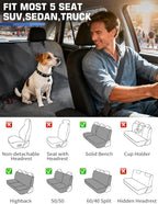 Terry Cloth Car Seat Cover - Waterproof Sweat Proof Towel Seat Protector, Washable Absorbent Seat Towel for Gym/Beach/After Workout, Reusable Part Seat Drape for Cars/Trucks Auto Accessories