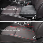 1p Memory Foam Lumbar Support Pillow for car Lower Back Pain Relief - Back Cushion for Driving, Chair Support for Car-Office Chair（Black）