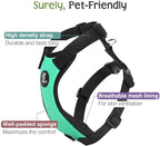 Dog Seat Belt, Safety Vest Dog Car Harness with Adjustable Buckle Dog Seat Belt for Vehicle Nylon Pet Safety Seat Belts Heavy Duty(L, Lake Blue)