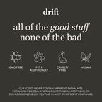 Drift Car Air Freshener - The Original Wood Air Freshener - Car Odor Eliminator - Long Lasting Scent - Metal Clip - Essential Oils - Clean Ingredients - Grove Scent 3 Pack Refill - NO CLIP INCLUDED