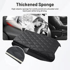 Autorder Center Console Cover for Nissan Pathfinder 2022-2025 2026 Accessories Armrest Cushion Cover Nappa Leather Middle Console Covers Pathfinder Console Cushion Pad Anti-Scratch