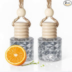 Car Air Freshener-Tuscan Orange Tree Scent Car Fresheners Long Lasting Essential Oil Car Diffuser- Cute Car Accessories for Women Interior without Methyl Carbitol&Hexylene Glycol