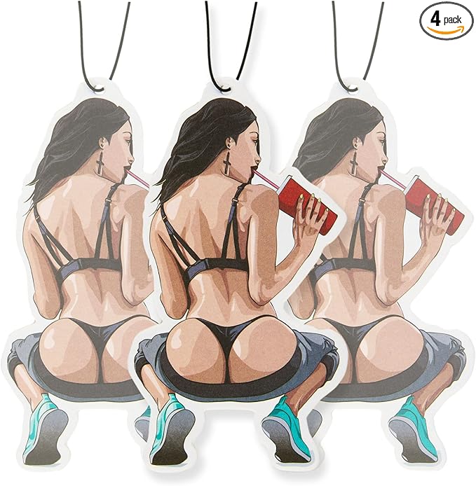 Funny Naughty Unique Car Air Fresheners Scented With Premium Oils By Fresh Fresheners (Colombiana)
