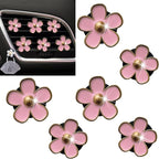 6 PCS Daisy Car Decorations, Cute Flower Air Vent Clip Dashboard Outlet Freshener Clips Interior Decor Charm Accessories for Girls Women (Pink), Count (Pack of 1)