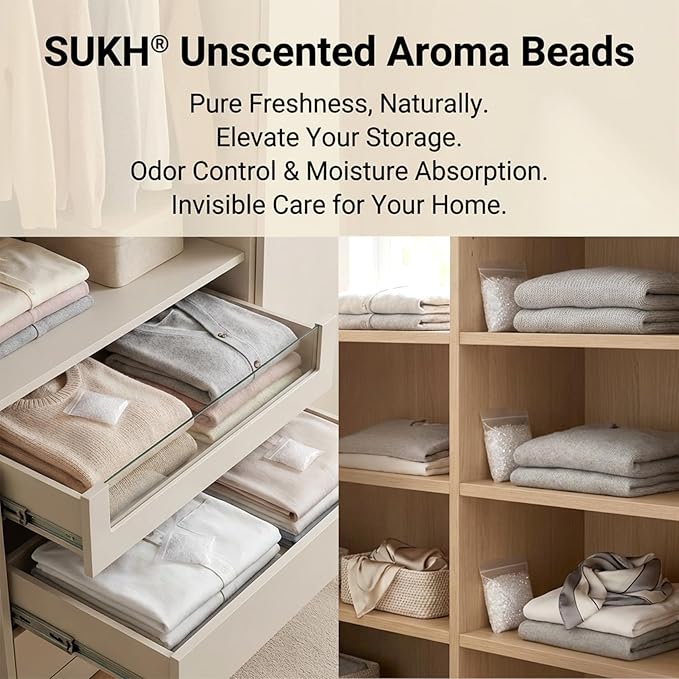 Sukh 15oz Unscented Aroma Beads - Scentsy Wax Beads for Car Freshies Scents, DIY Air Freshener, Diy Scented Beads, Aroma Beads, and Air freshner