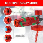 Pressure Washer Spray Gun M22-14 Max 3000 PSI with 1/4" Quick Connector Snow Foam Lance & 5 Spray Tips & Clip Nozzle Holder, Compatible for Some of Greenworks Kar-cher Ryobi Homelite Pressure Washer