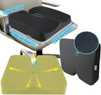 Memory Foam Seat Cushions Coccyx Pad Thicken Widen Strong Support and Comfort for Office Chairs, Car Seat, Dining Gaming Chairs, Wheelchairs.