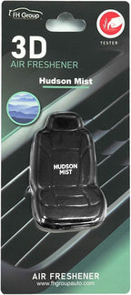 FH Group Air Freshener Vent Clips, Mini Car Seat Covers Design, (Hudson Mist Scent)-2PK