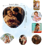 Custom Crystals Car Air Vent Clip with Photo Personalized Picture Car Air Freshener Clips Interior Car Accessories Decoration for Men Women