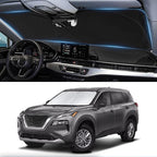 Custom Fit Rogue Windshield Sunshade for 2023-2024 2025 Nissan Rogue (NOT for Rogue Sport & 2021 Rogue 3rd Gen. T33) Window Car Shades Shield Cover for Windshield 210T Silver Coating Sun Visor