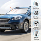 Windshield Sun Shade Compatible with 2020-2024 2025 Subaru Outback SUV, Base, Premium, Limited, Touring Accessories Sun Visor Heat Protection Keeps Car Cool