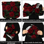 Windshield Sun Shade Foldable Car Front Window Covers for Car Accessories Sun Heat UV Rays Visor Protector Protection for Universal Cars SUV Truck (Rose)
