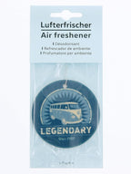 BRISA VW Collection Volkswagen Air Freshener, Room Freshener, Deodorizer for Cars T1 Bus Campervan Motif (Fresh/Blue/Set of 2)