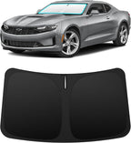 INSAUTO Custom Fit Windshield Sun Shade Accessories for Chevrolet/Chevy Camaro 2016-2024, Foldable Front Window Sunshade, UV & Heat Reflector, Keeps Interior Cool, Includes Storage Bag