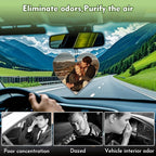 Custom Air Fresheners with Picture - Personalized Air Freshener for Car, Double Sided Customizable Photo Text,Birthday Wedding for Men Women Girlfriend Boyfriend (Heart, Personalized)