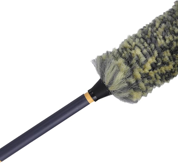 Mr. Detroit - 2pc Car Wash Kit Drill Wheel Brush and High-Performance Cleaner, 16oz Wheel & Tire Cleaner, Scratch-Free Brush w/Durable Soft Bristles, Easily Clean Narrow Spaces (CL-2DH054)