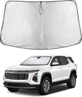 EcoNour Windshield Sunshade Compatible for Chevrolet Equinox 2025 2026, Sun Visor for Front Windshield & Window Sun Shade Cover, UV Heat Blocker & Protector, Car Accessories