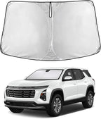 EcoNour Windshield Sunshade Compatible for Chevrolet Equinox 2025 2026, Sun Visor for Front Windshield & Window Sun Shade Cover, UV Heat Blocker & Protector, Car Accessories