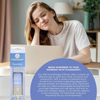 Belle Aroma® FlashScent™ USB Aromatherapy Bundle - for Car, Office, Home, and Travel - Includes 1 Serenity Blue Ylang Ylang Oil Diffuser Kit, 1 Lavender FlashScent Essential Oil, and 7 Refill Pads