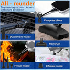 Car Vacuum，Handheld Car Vacuum Cleaner Cordless，20000Pa Vacuum Portable Cordless Powerful 120W Brushless Motor & 60 Min Runtime, 6-in-1 Portable (6000mAh Battery)