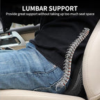 Car Seat Cushion, Memory Foam Seat Pad for Sciatica and Lower Back Pain Relief, Seat Cushion for Car Seat Driver (Black)