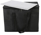 Bodaon Insulated Food Delivery Bag With Hard Bottom, XL Pizza Cooler Bags, Rideshare Delivery Bag, Thermal Cold/Hot Styrofoam Carrier for Travel/Shopping/Catering/Car