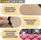 Bling Leather Car Armrest Seat Box Cover, Car Console Armrest Cover with Crystal Rhinestones, Anti-Scratch Waterproof Auto Center Console Protector Cushion Pad for Car SUV Truck (Pink)