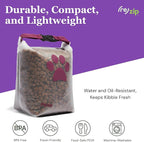 (re)zip Roll Top Pet Food Storage Bag (14-Cup) | BPA-Free, Food Grade, Pet Safe | Keeps Kibble Fresh for Camping, Dog Boarding, Weekend Getaways | Machine Washable