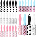36 Pcs Mini Lint Roller Travel Size Portable Travel Lint Roller for Purse Pet Hair Clothes Furniture Car Compact Lint Bursh Sticky Small Cat Hair Removal Tool Gifts 1080 Sheet