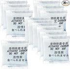 30Pack Natural Activated Charcoal Pet Odor Absorber Air Purifying Bag; 10g/Pack Pet Areas Air Freshener; Home,Car，Closet,Shoe,Basement,Pet Odor Eliminator
