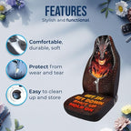 GENANY Dragon Car Seat Covers Set of 2, Breathable Front Seat Covers for Truck Sedan SUV, Dragon Car Accessories, Dragons Gift for Women Men
