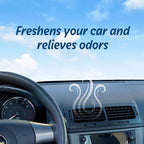 Refresh Your Car Refresh Car Air Freshener and Mini Car Oil Diffuser, Odor Eliminator That Can for Up to 90 Days (Sweet Berries & Fresh Linen)
