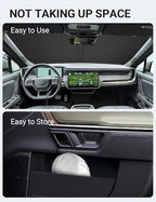 Proadsy Windshield Sun Shade for 2020-2025 2026 Mercedes-Benz GLS-Class SUV Foldable Front Sunshade Protector Sun Visor Blocks UV Rays Keep Car Cooler