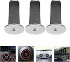 20 Pcs Black Metal Round Head Car Air Vent Clips Auto Freshener Clips Cars Air Conditioner Car Outlet Perfume Clips Air Fresheners Interior Accessories