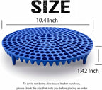 10.4" Heavy Duty Grit Trap (2-Pack) & Wash Mitt Kit - Premium Car Wash Bucket Filter Insert, Dirt Separator, Fits 3.5-5 Gallon (Blue Kit)