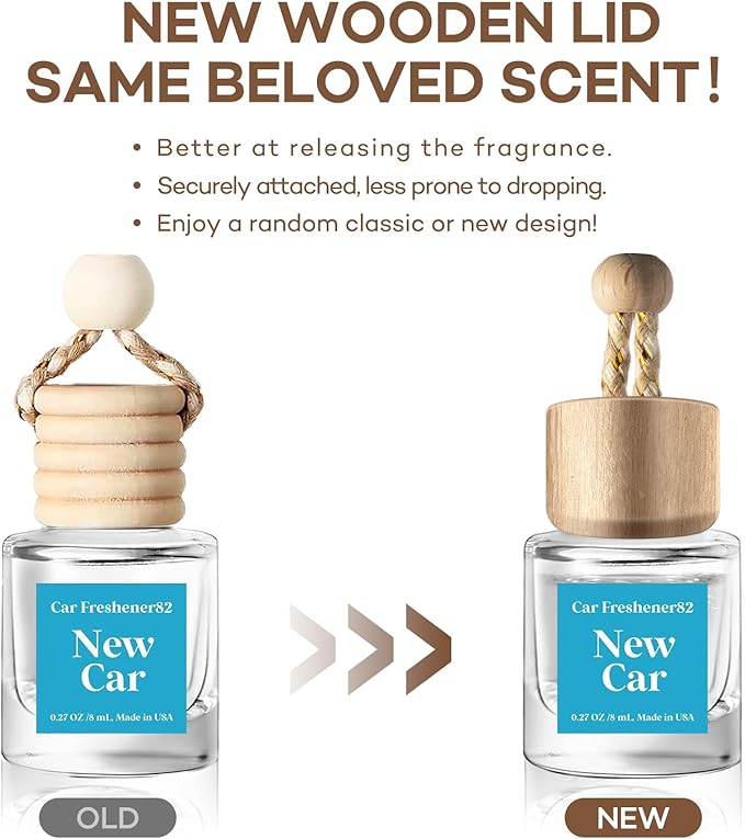 C Classy Car Air Freshener Hanging 2 Pack, New C ar Essential Oil Diffuser for Cars, Cute Car Accessories, Long-Lasting Fragrance, C ar Air Fresheners for Women & Men Gift, Made in USA
