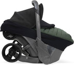 Little Unicorn Winter Car Seat Cover | Premium Insulated Fabric | Universal Fit & Easy to Install | Travel Bag Included (Dark Green)