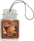 Yankee Candle Car Jar Ultimate, Leather, 0.96 OZ