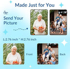 Custom Air Fresheners with Picture - Personalized Double Sided Photo Air Freshener, Customized Air Freshener for Car Wardrobe Bathroom Hanging Ornaments (A3-Square)