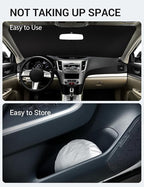 Proadsy 2026 Upgrade Windshield Sun Shade Custom Fit 2010-2014 Outback Foldable Front Sunshade Protector Sun Visor Blocks UV Rays Keep Car Cooler