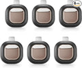JUSTTOP Crystal Ice Scent Car Air Freshener Clip,6PK,Provides Long Lasting Fragrance Holding for Over 180 Days,Car Accessories for Men or Women