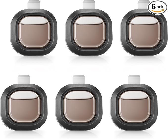 JUSTTOP Crystal Ice Scent Car Air Freshener Clip,6PK,Provides Long Lasting Fragrance Holding for Over 180 Days,Car Accessories for Men or Women