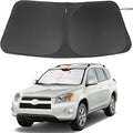 Windshield Sun Shade Custom Fit for 2006-2012 Toyota RAV4 Accessories Foldable Sunshade Sun Blocker Protect Car from Sun Rays & Heat Damage Keep Car Cooler