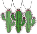 Fresh Fresheners Cute Funny Car Air Fresheners 4 Pack Scented With Premium Oils (Cactus)