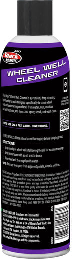 Black Magic 120257 Wheel Well Cleaner, High Foaming Deep Cleaning Formula to Remove Mud, Grime, Road Salt Buildup & More