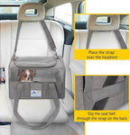 Refrze Cat Carrier,Dog Carriers for Small Dogs Medium Cats Pet Carrier up to 15 Lbs, TSA Airline Approved Cat Carrier Soft, Cat Dog Crate Travel Bag,Grey