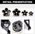 16PCS Daisy Flower Car Air Vent Clips with Fragrance Pads - Cute Girly Car Accessories, Refillable Air Fresheners, Multi-Size Decorative Vent Clips for Women