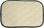 FH Group Neosupreme Beige Diamond Pattern Center Console Pad – Water-Resistant Armrest Cover Protector for Cars, SUVs & Trucks